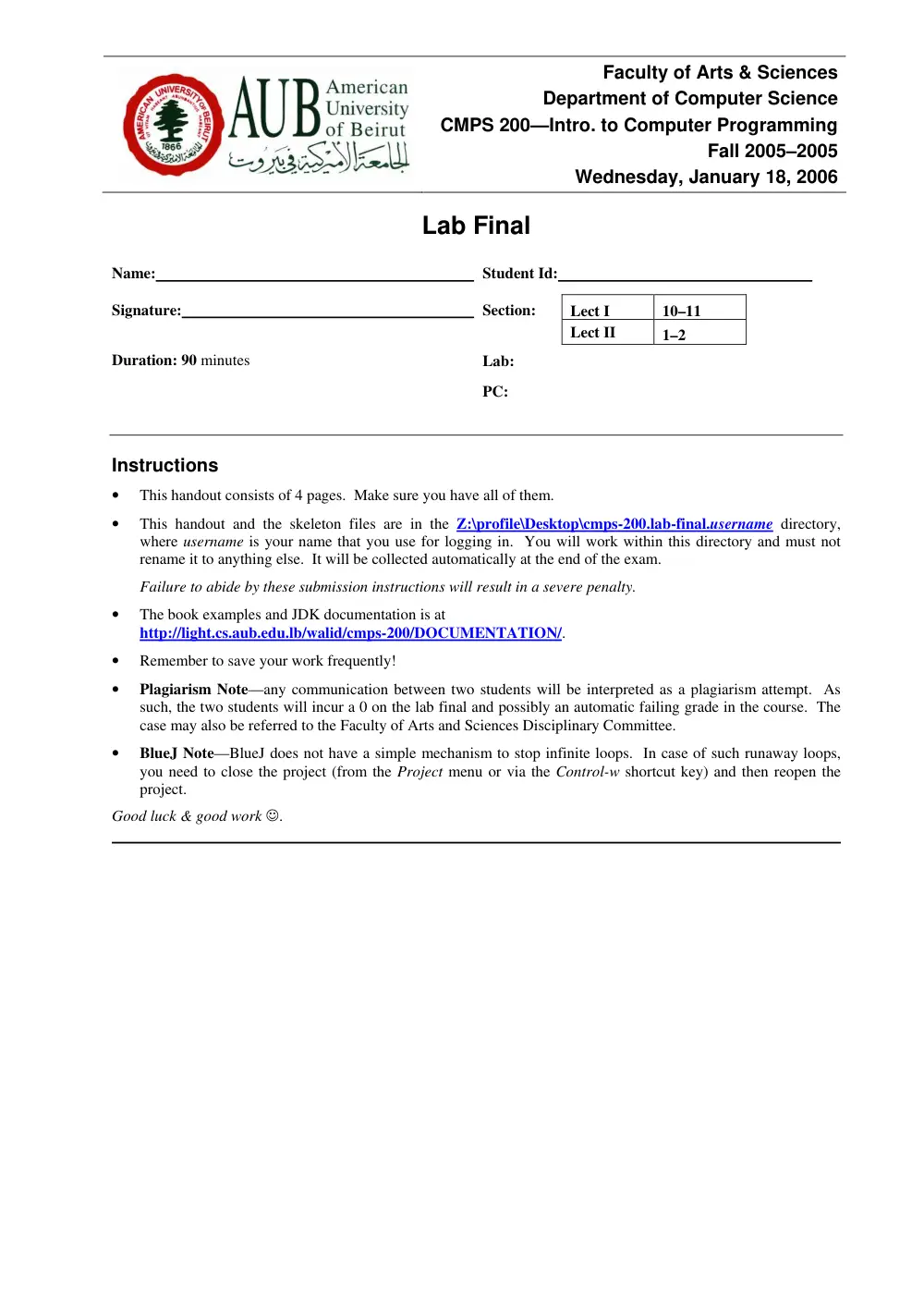 CMPS 200 Final, Fall 2005, page 1