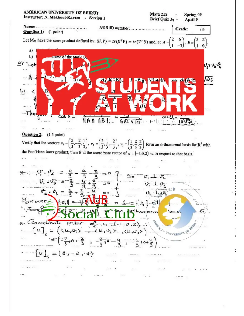 MATH 218 Final Collection Finals with Solution, Spring 2017, page 4