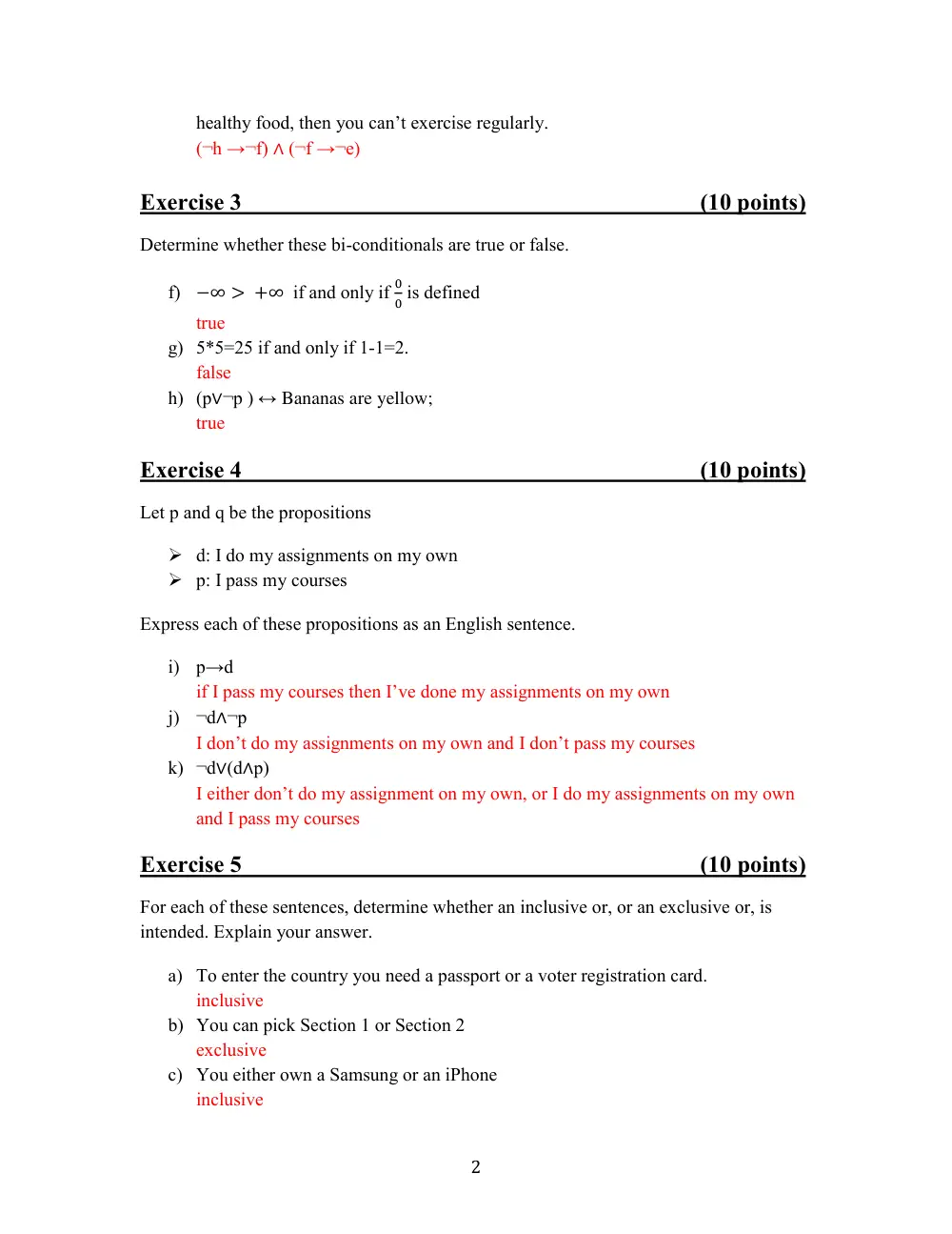 CMPS 211 Homework 1 Solution, Fall 2015, page 2