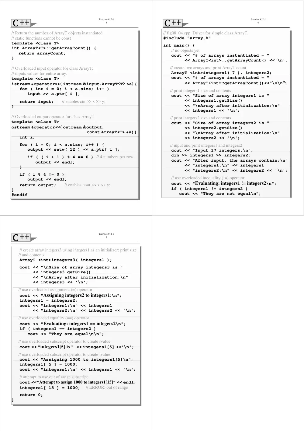 CSC 213 Problems Sec 12.1, Fall 2007, page 2