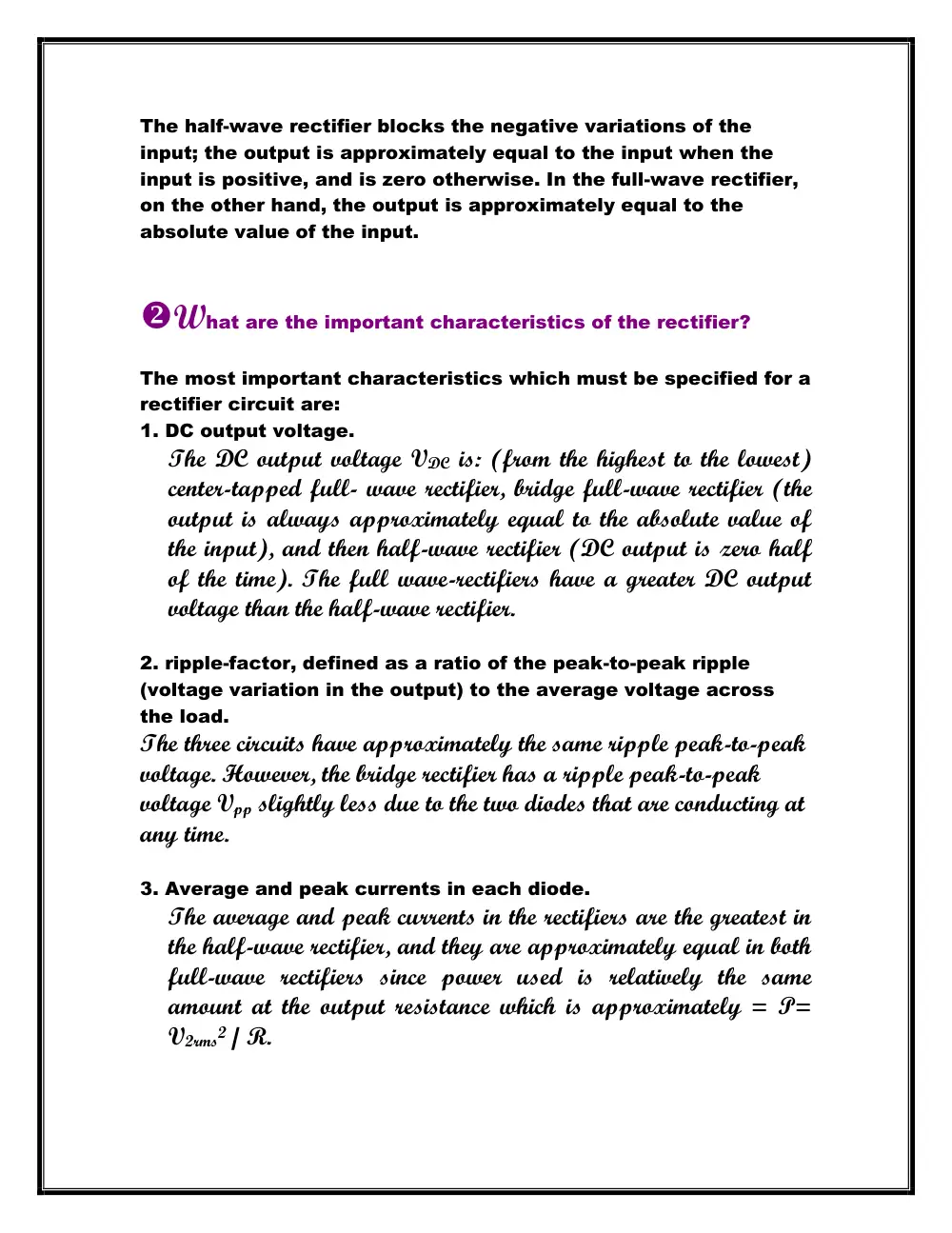 EECE 312L Notes Experiment 5 Notes, Fall 2013, page 2