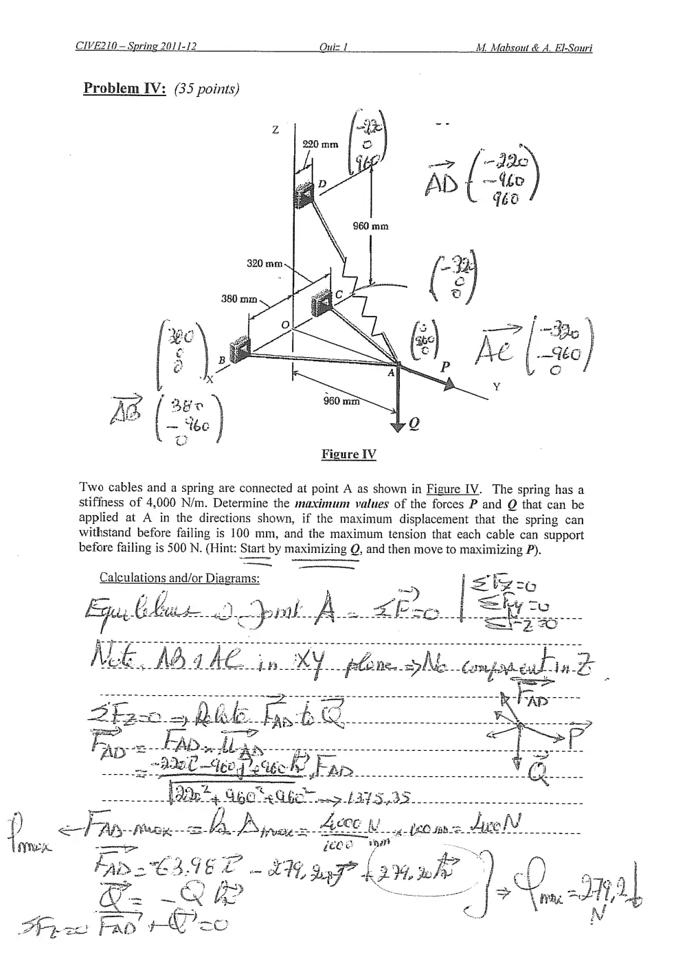 CIVE 210 Exam 1 with solution, Spring 2012, page 5