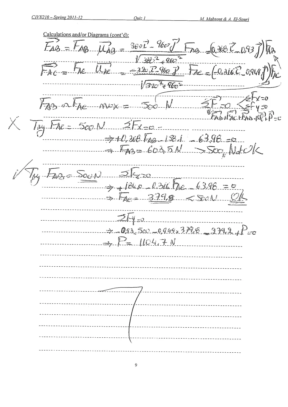 CIVE 210 Exam 1 with solution, Spring 2012, page 6