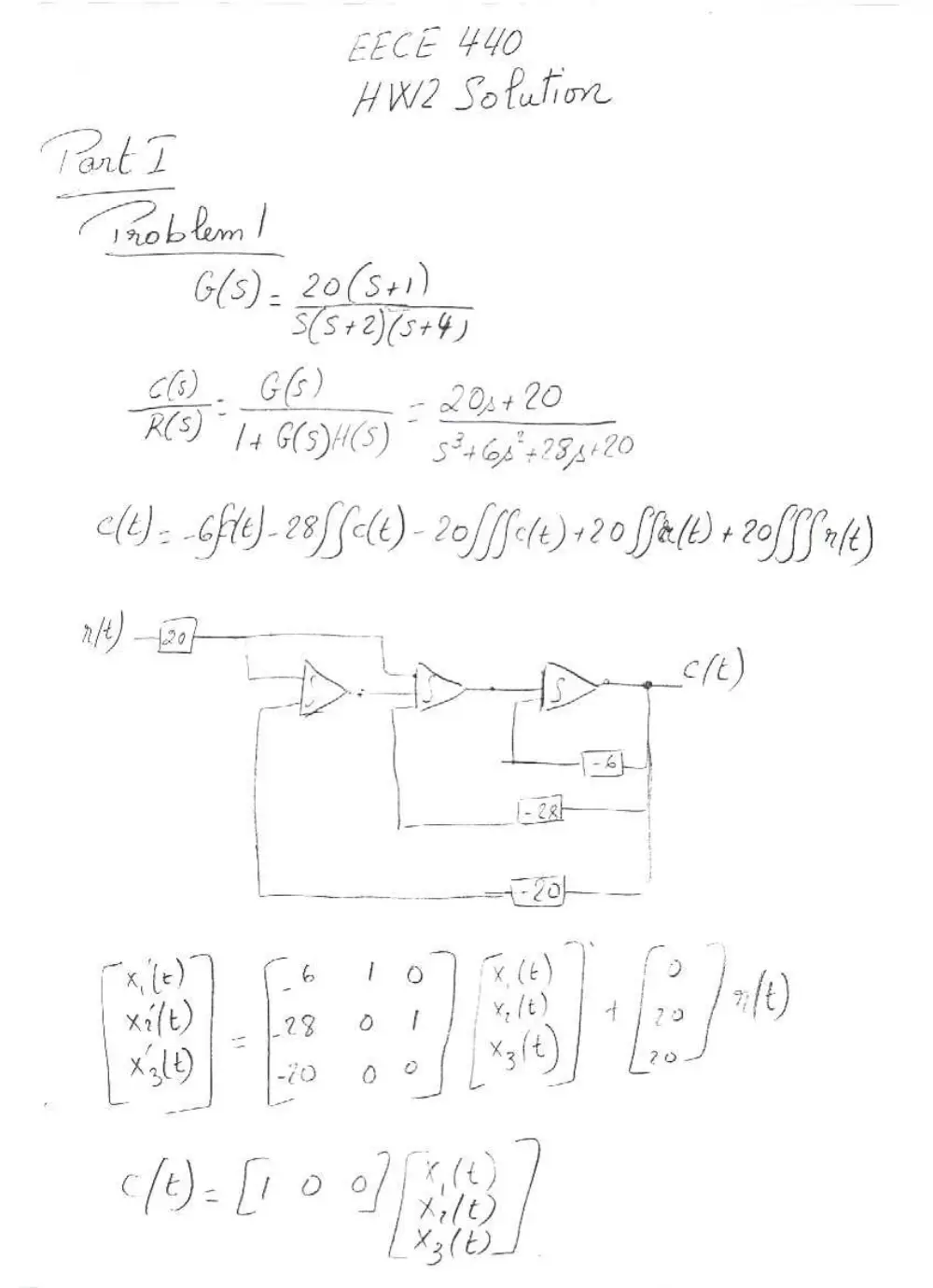 EECE 340 Homework, Spring 2008, page 1