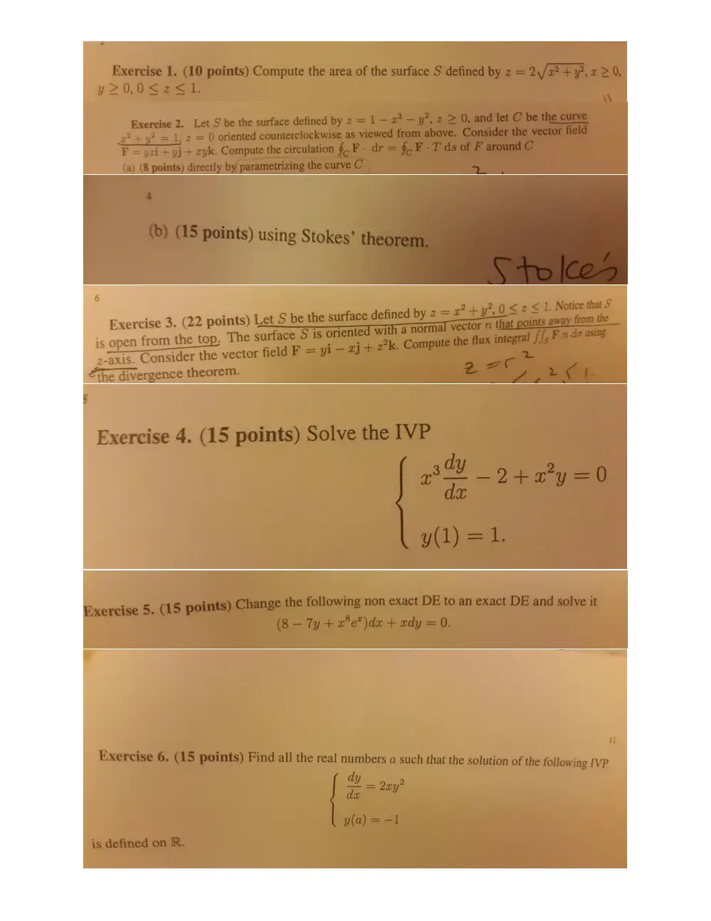 MATH 202 Exam 1, Spring 2016, page 1