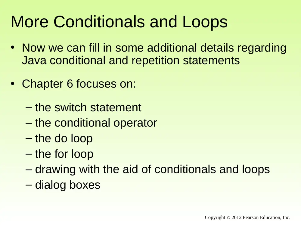 CSC 243 Chapter 6 (switch ), Fall 2014, page 2