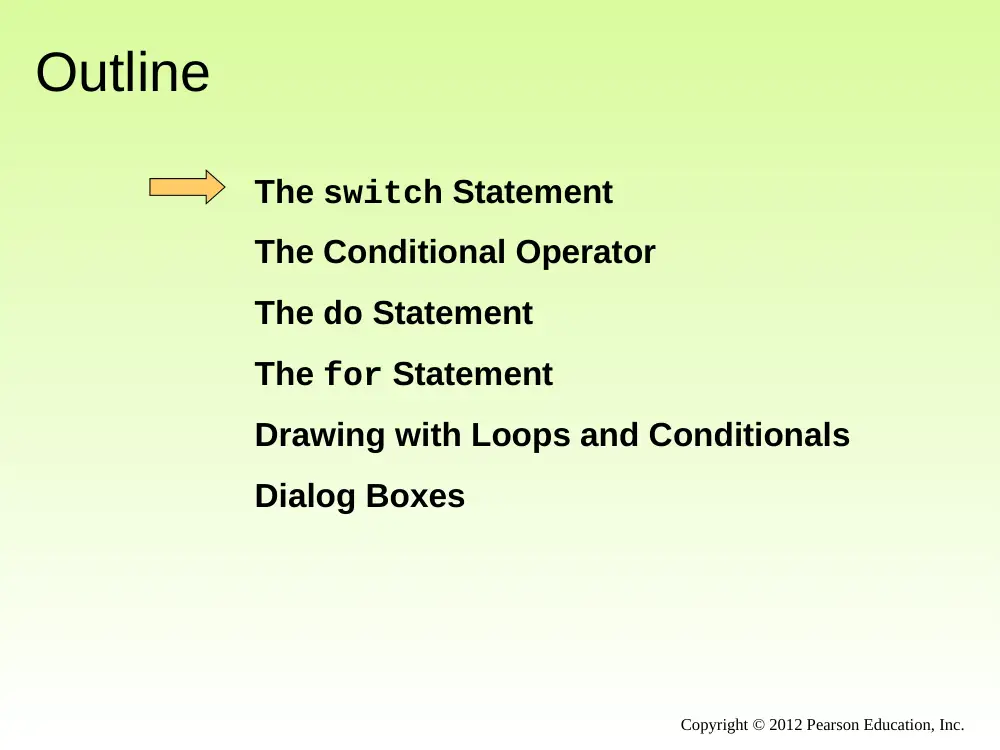 CSC 243 Chapter 6 (switch ), Fall 2014, page 3