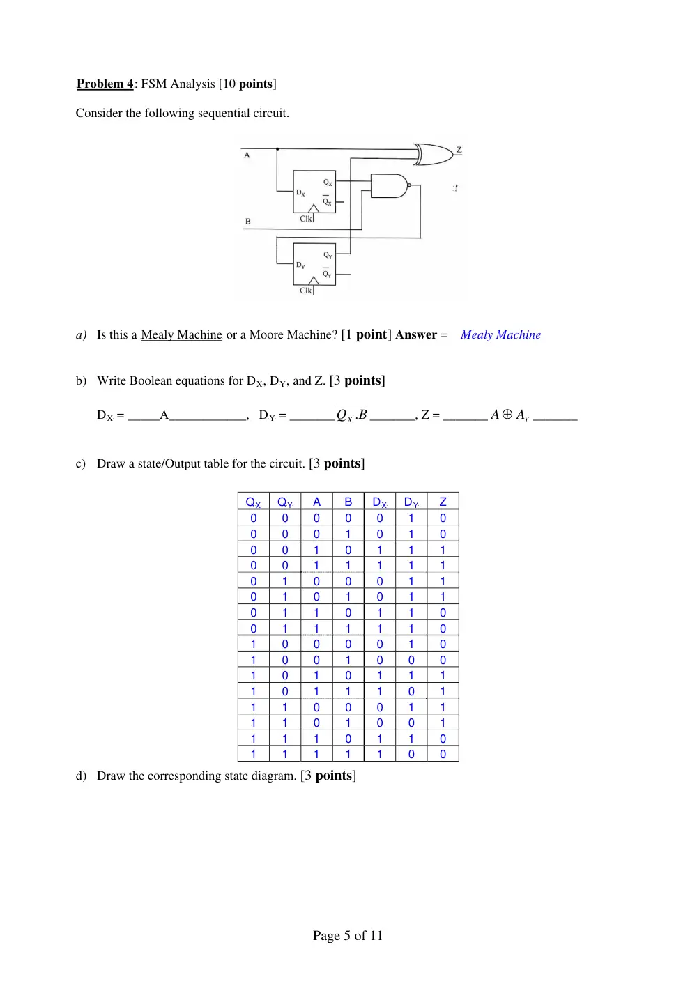 EECE 320 Midterm, Fall 2005, page 5