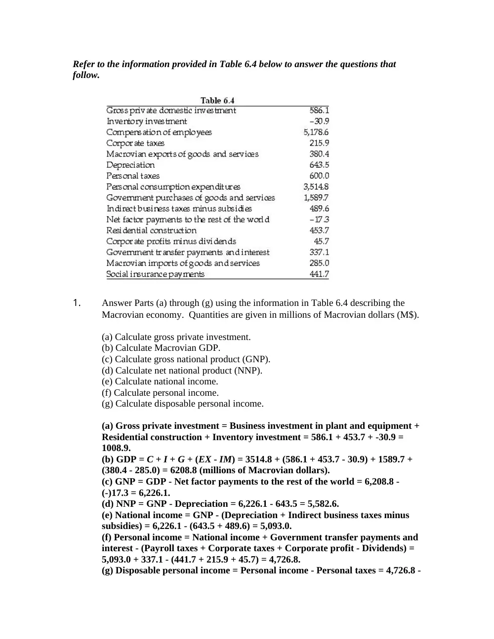 ECON 212 Problems, Spring 2008, page 1