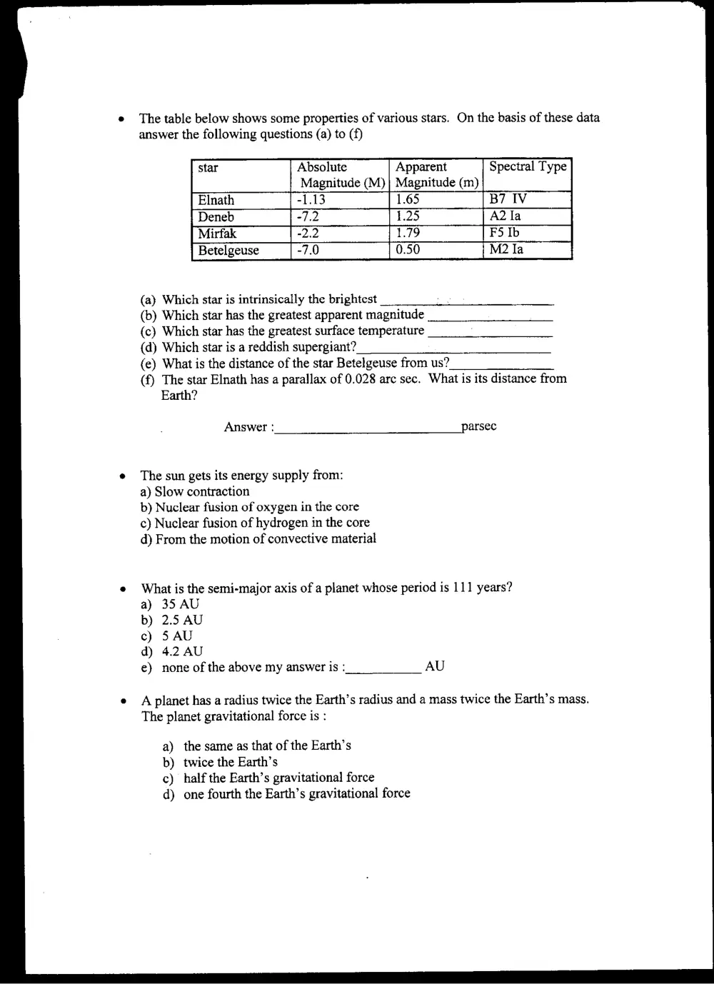 PHYS 200 Final, Fall 1999, page 5