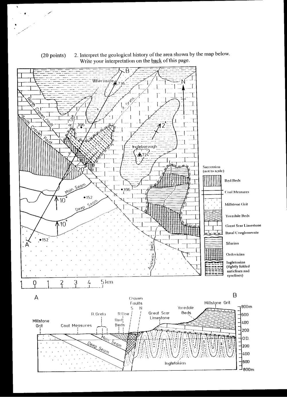 GEOL 207 Final, Spring 2000, page 3