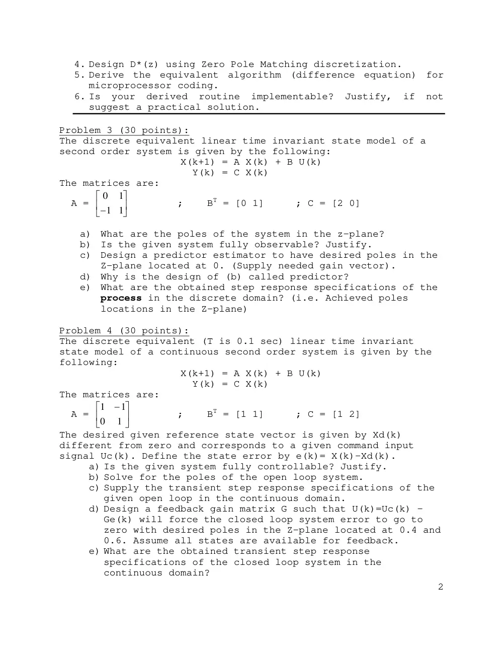 EECE 460 Final, Fall 2003, page 2