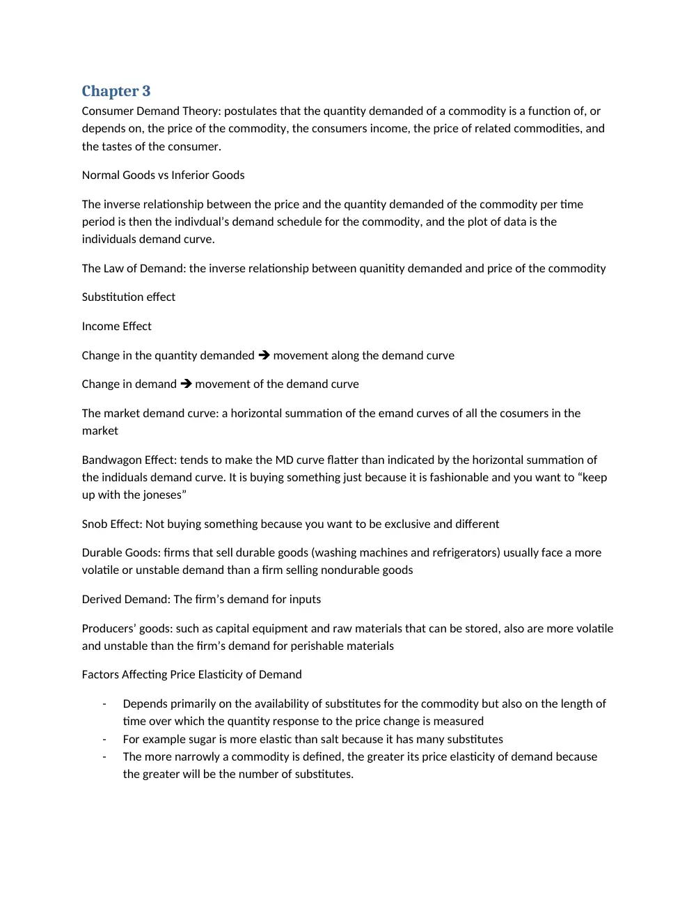 BUSS 230 Midterm Notes, Spring 2013, page 4