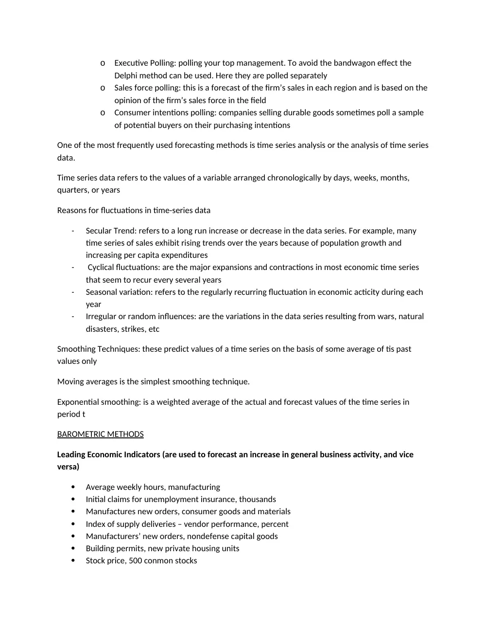 BUSS 230 Midterm Notes, Spring 2013, page 7