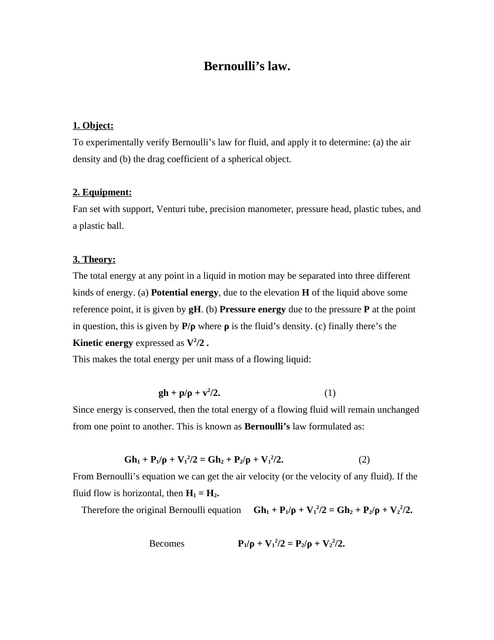 PHYS 210L Lab Experiments, Spring 2008, page 7