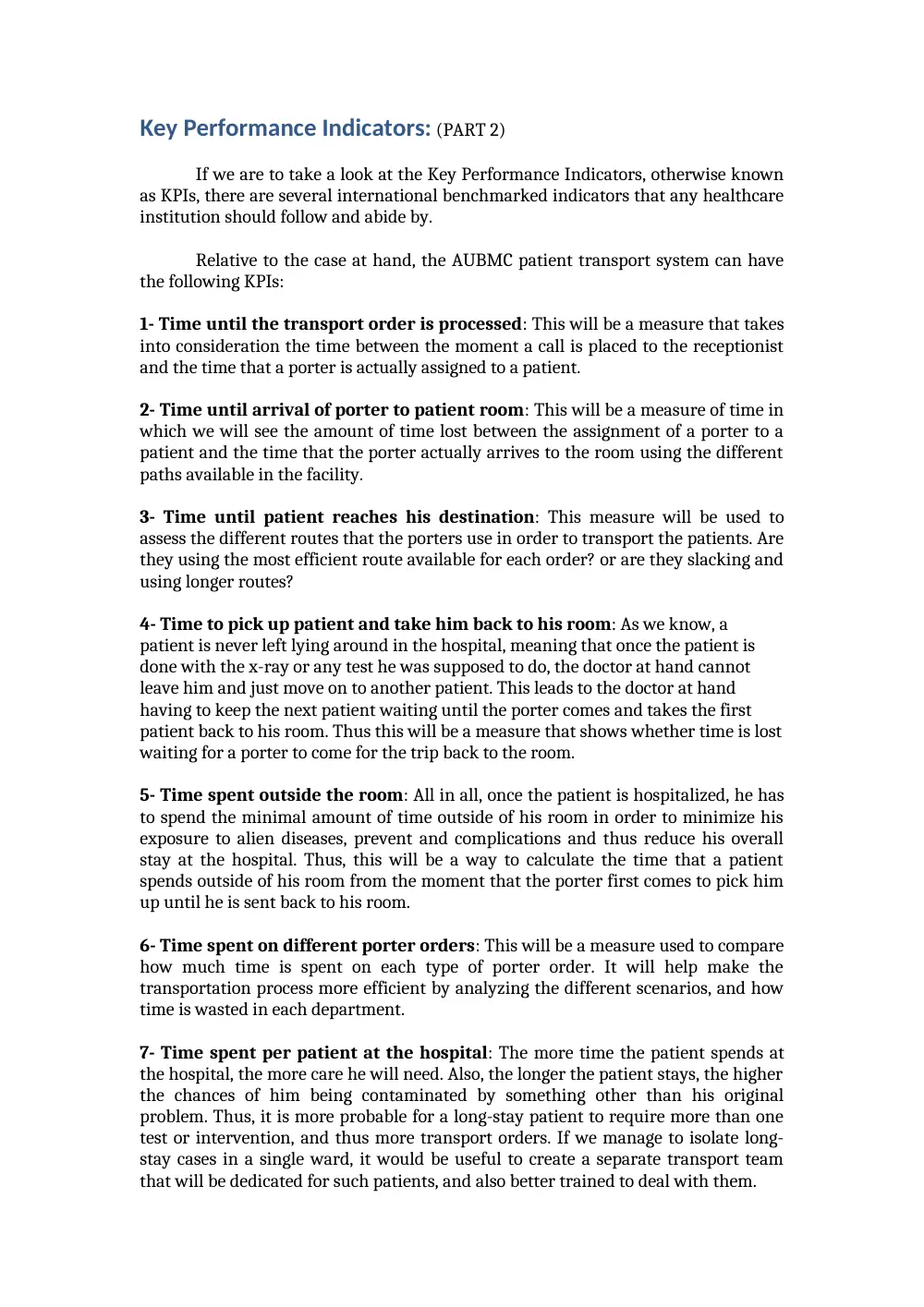 DCSN 205 Project Case Assignment, Fall 2015, page 7
