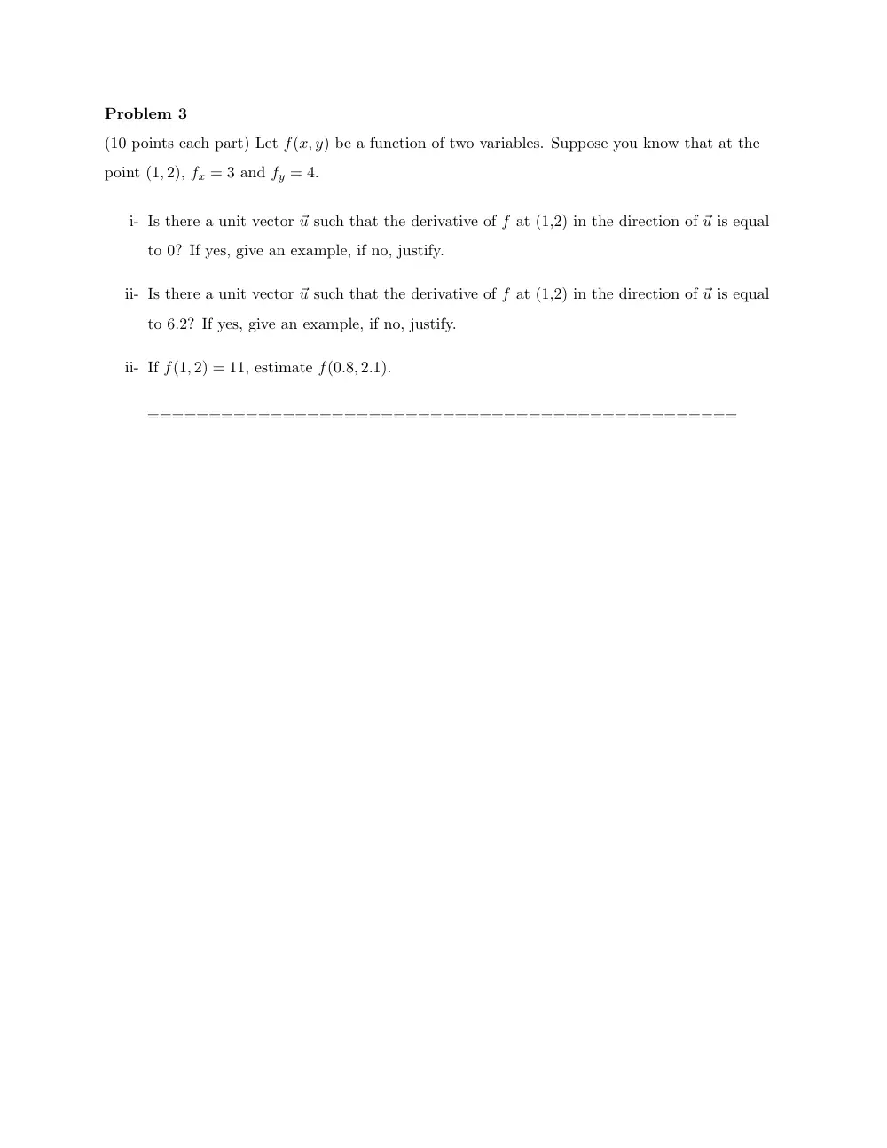 MATH 201 Exam 2, Spring 2017, page 6