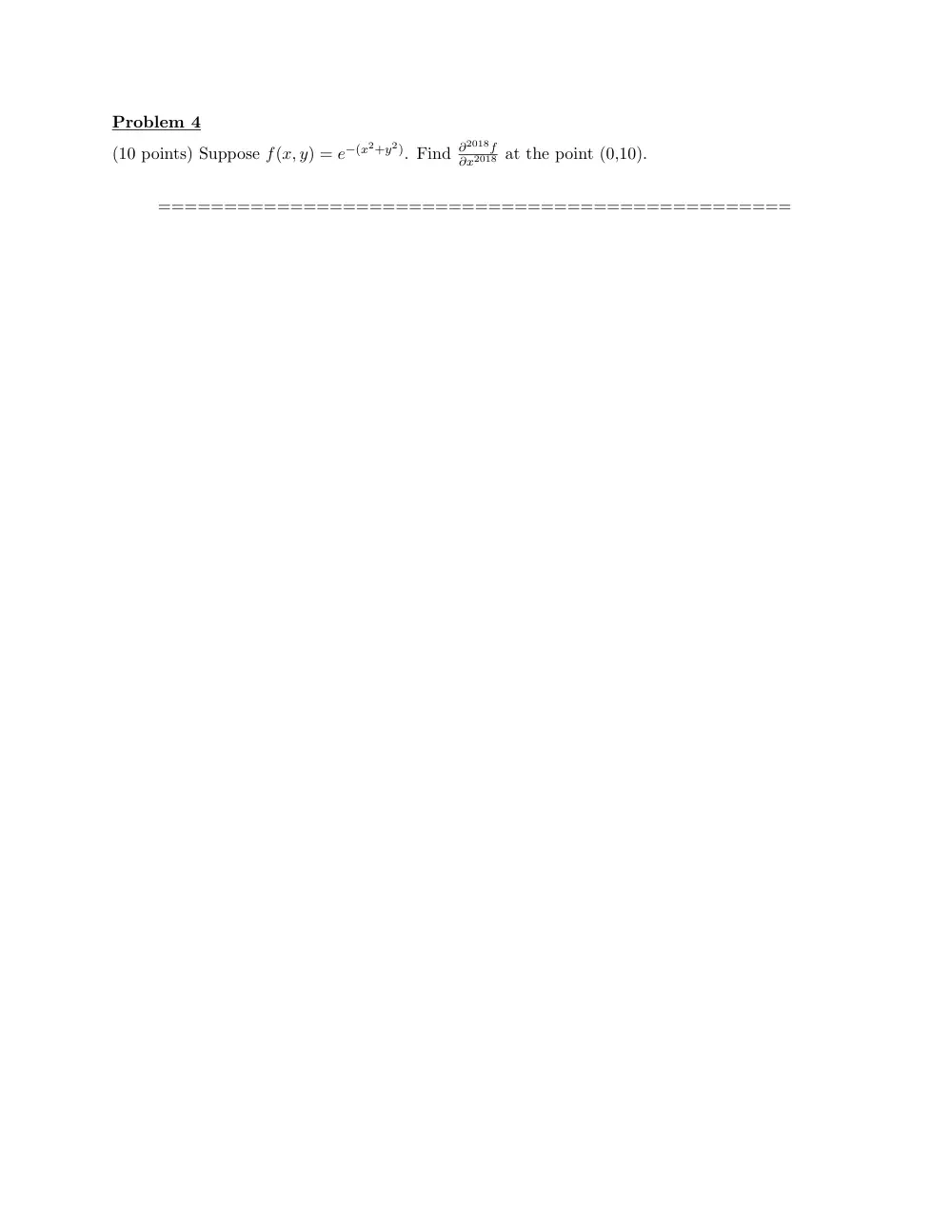 MATH 201 Exam 2, Spring 2017, page 8