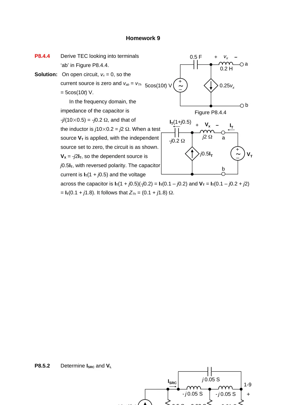 EECE 210 Homework 9 with Solution, Fall 2013, page 1