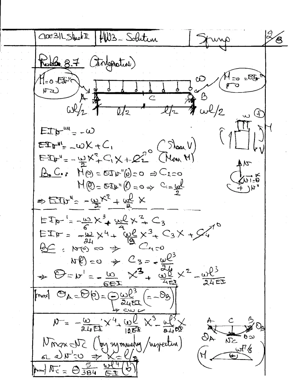 CIVE 311 Homework, Spring 2007, page 2