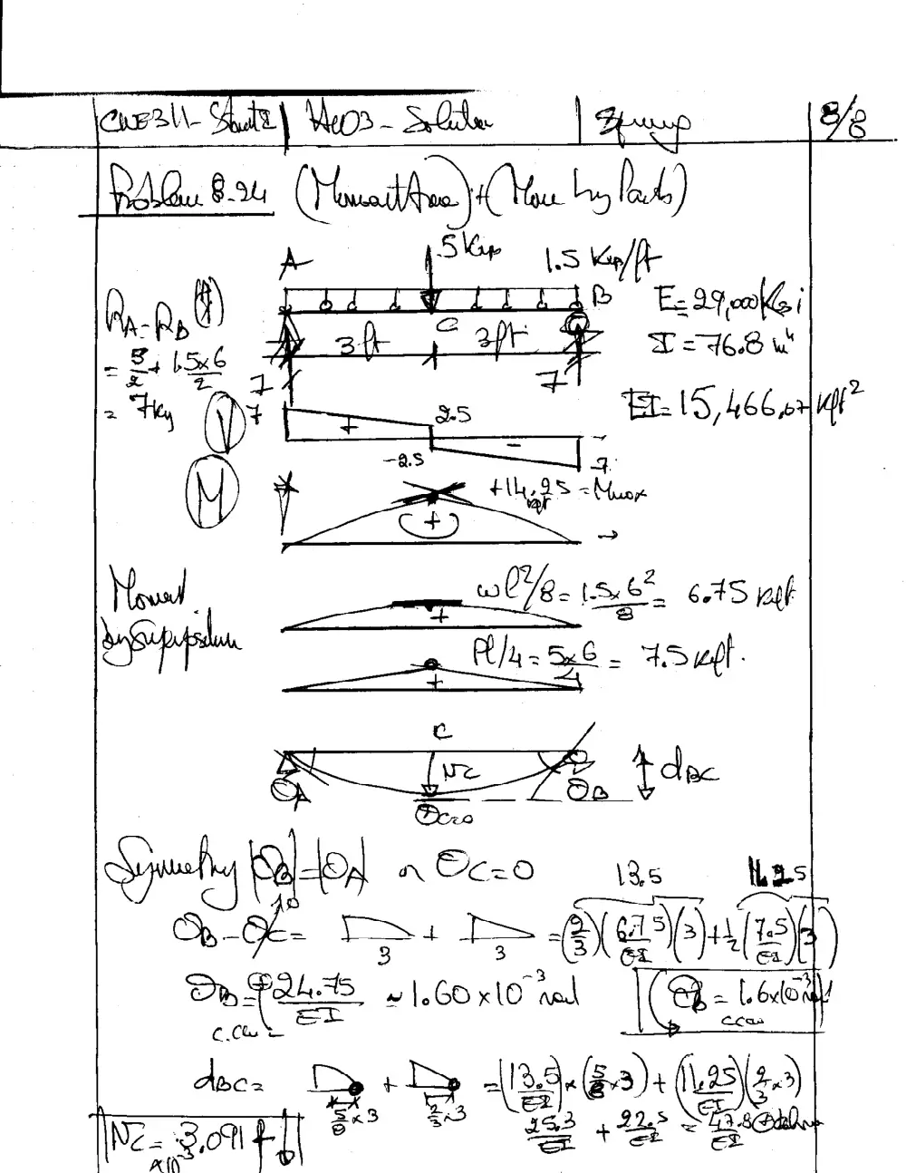 CIVE 311 Homework, Spring 2007, page 8