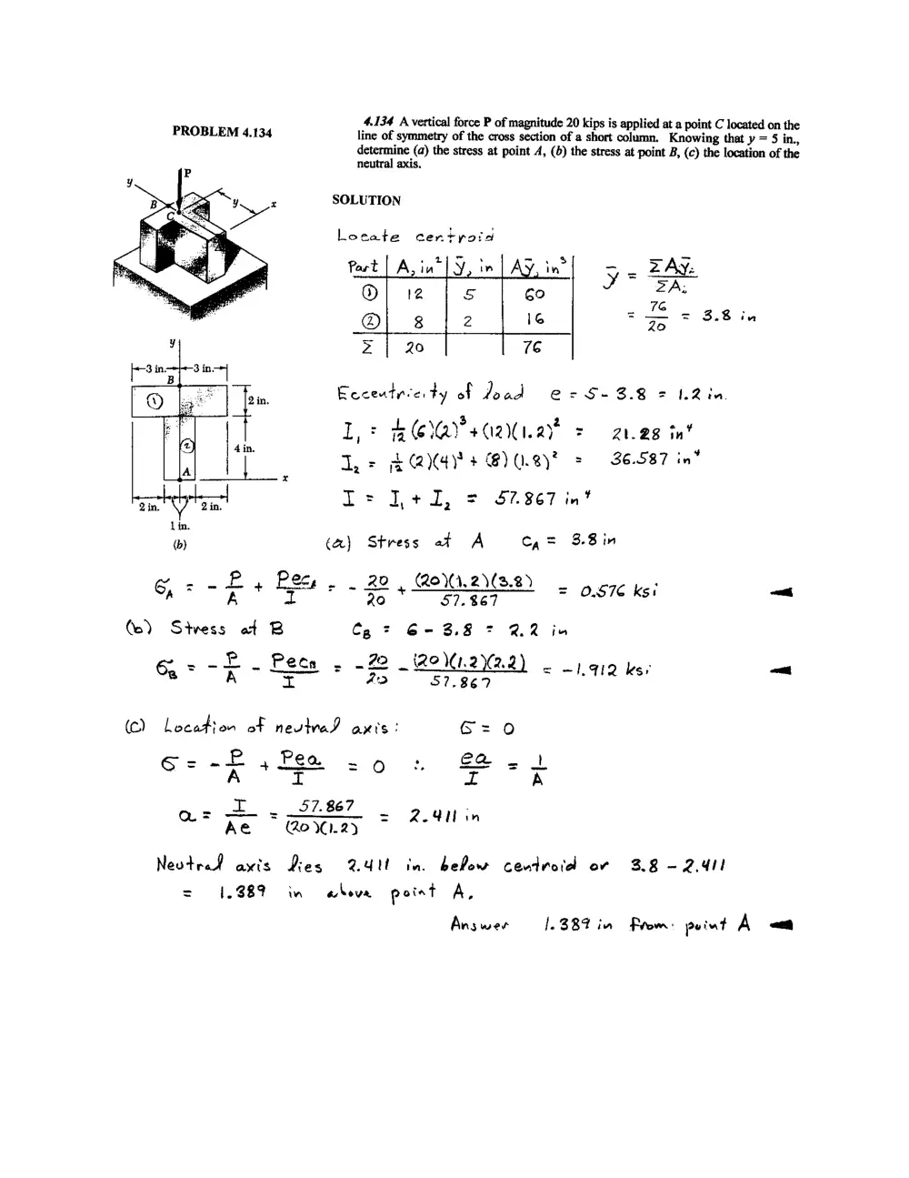 CIVE 310 Problems Practice + HW Problems, Fall 2015, page 4
