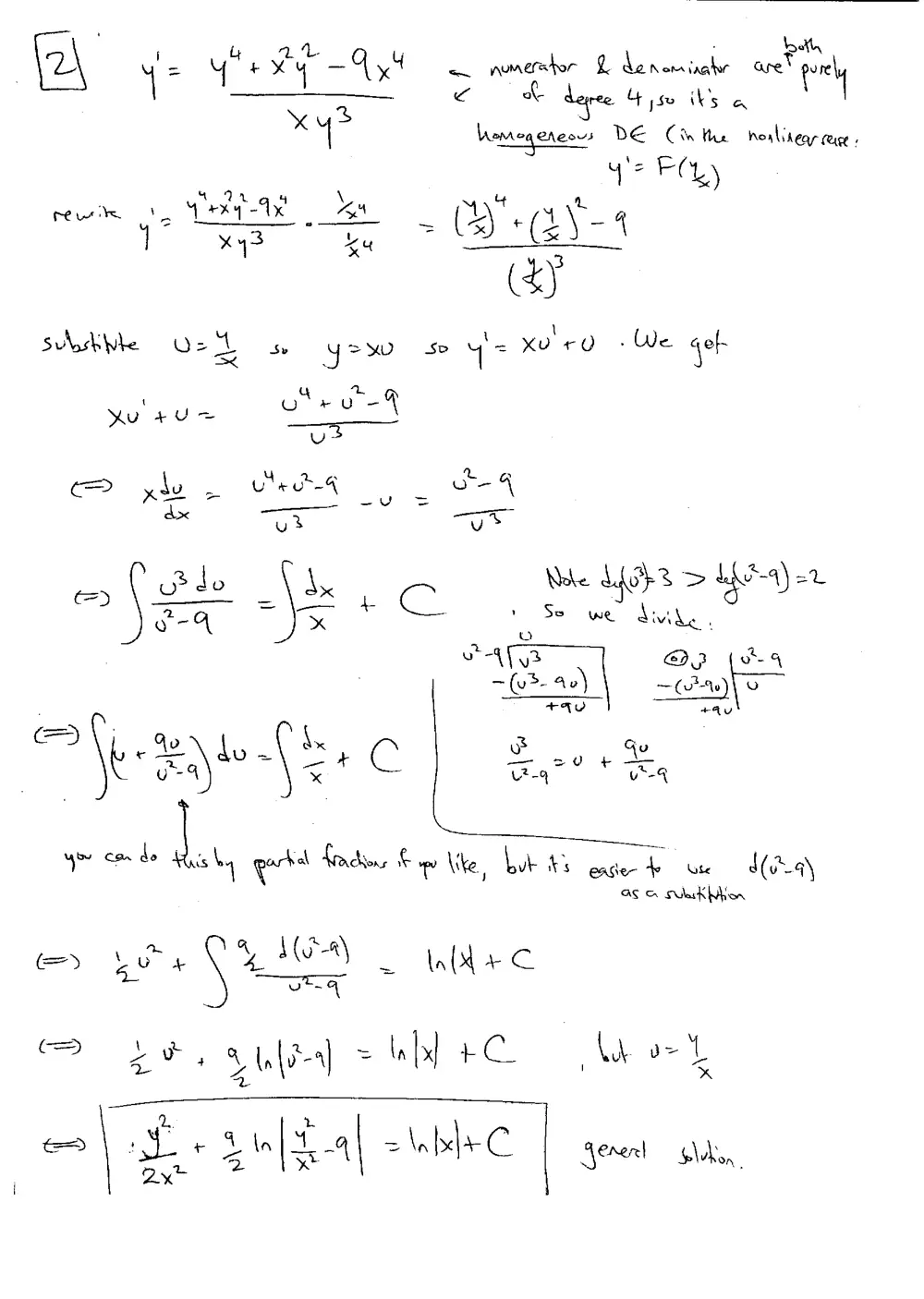 MATH 202 Exam 2, Spring 2009, page 3