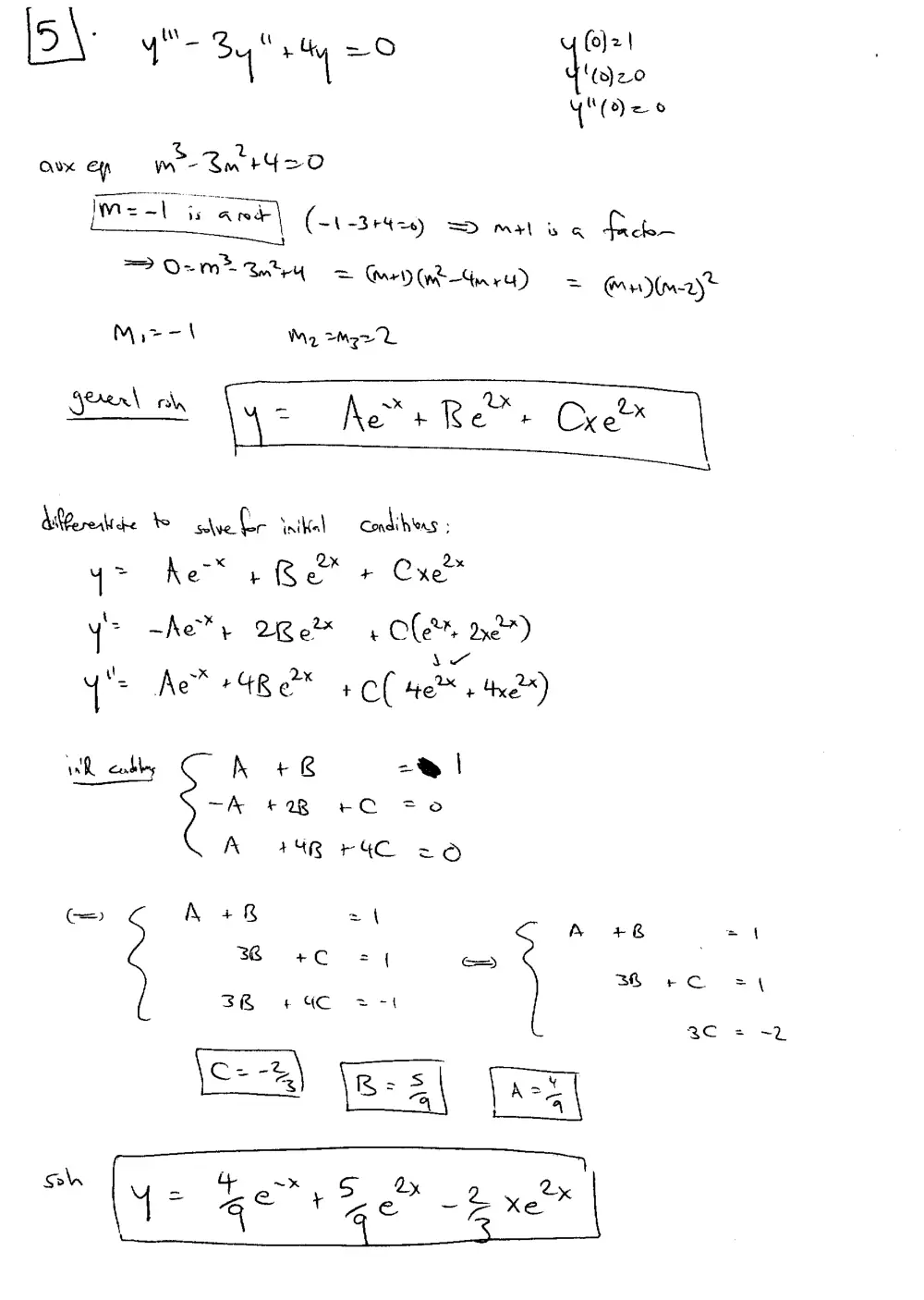 MATH 202 Exam 2, Spring 2009, page 6