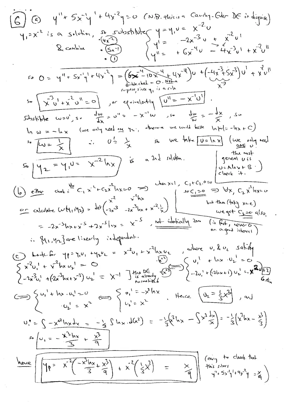 MATH 202 Exam 2, Spring 2009, page 7