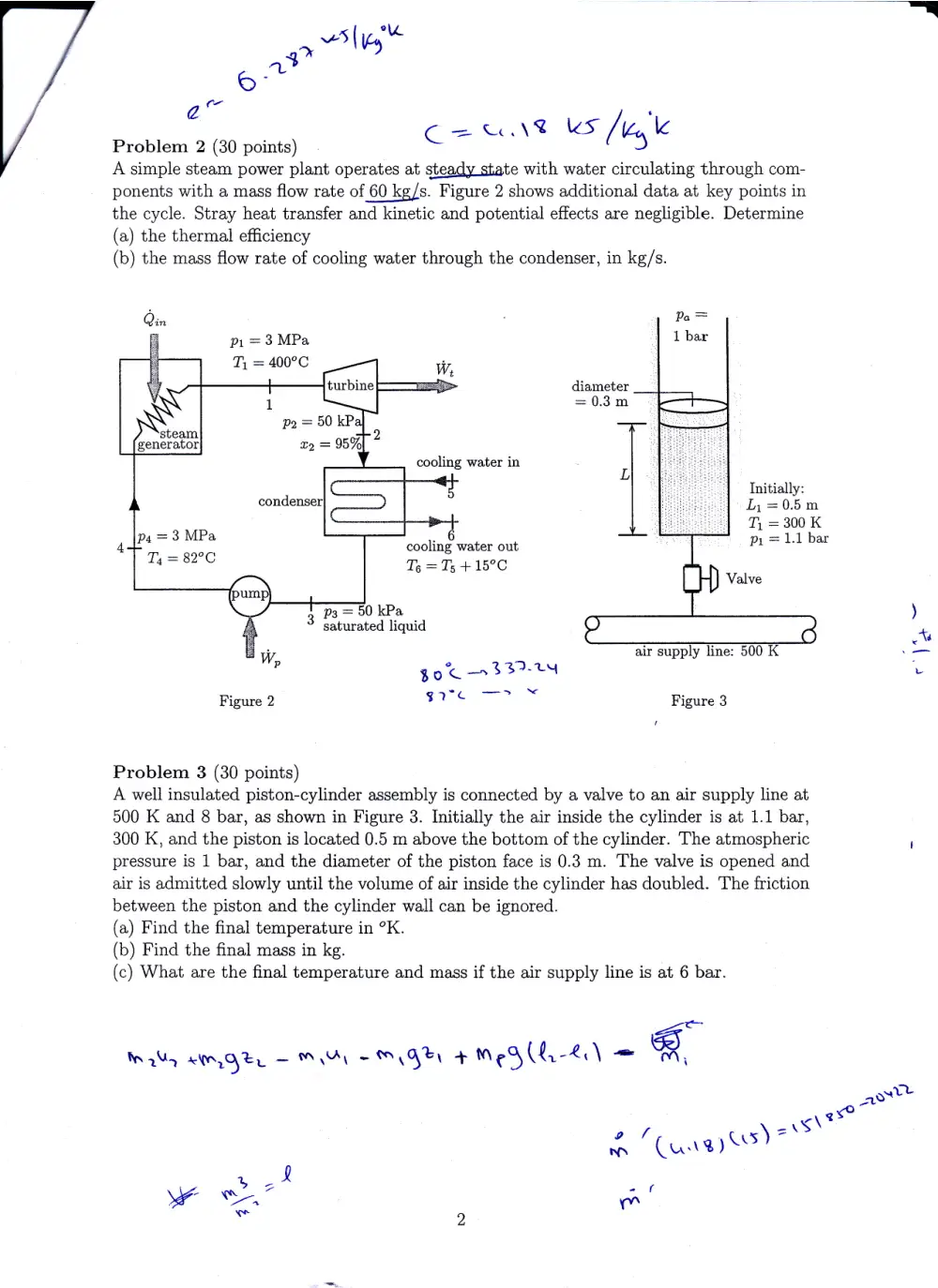 MECH 310 Exam 2, Fall 2010, page 2
