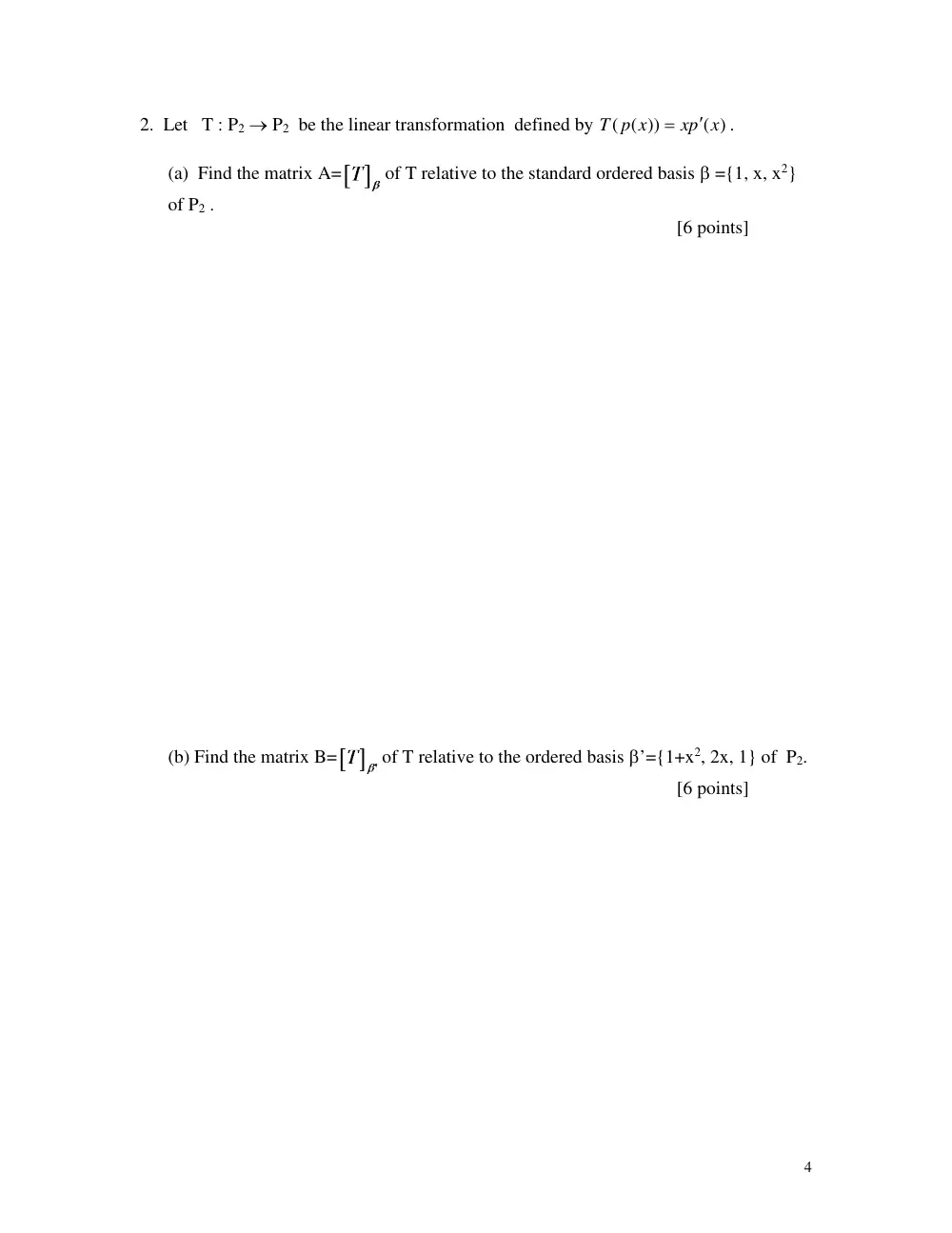 MATH 218 Final, Spring 2014, page 4