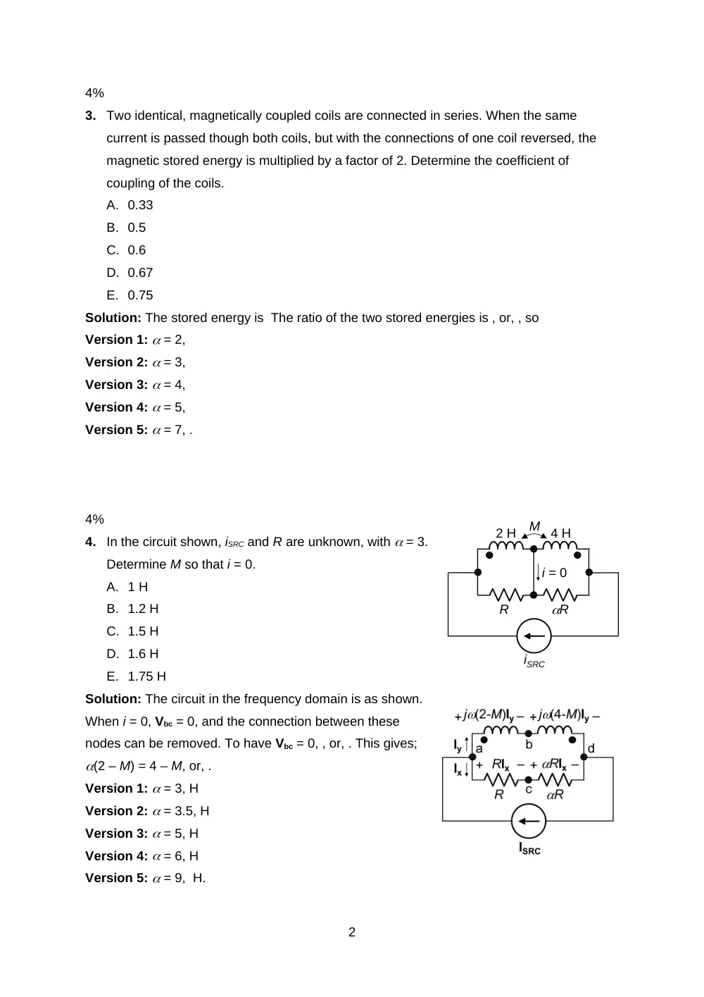 EECE 210 Exam 3 with Solution, Fall 2011, page 2