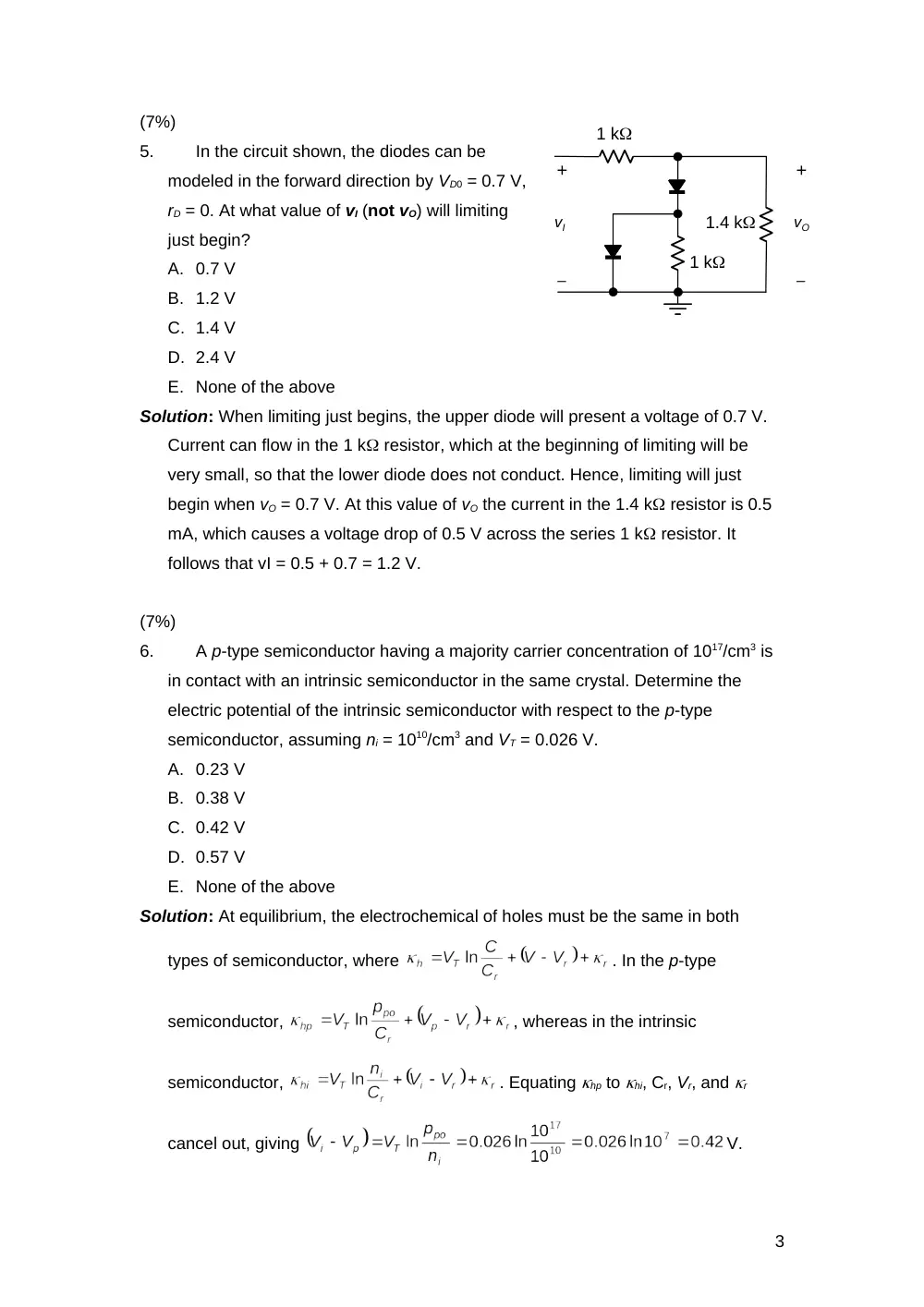 EECE 310 Exam 1, Fall 2007, page 3