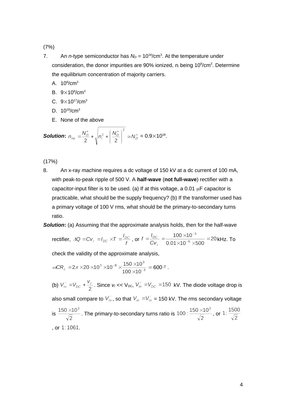 EECE 310 Exam 1, Fall 2007, page 4