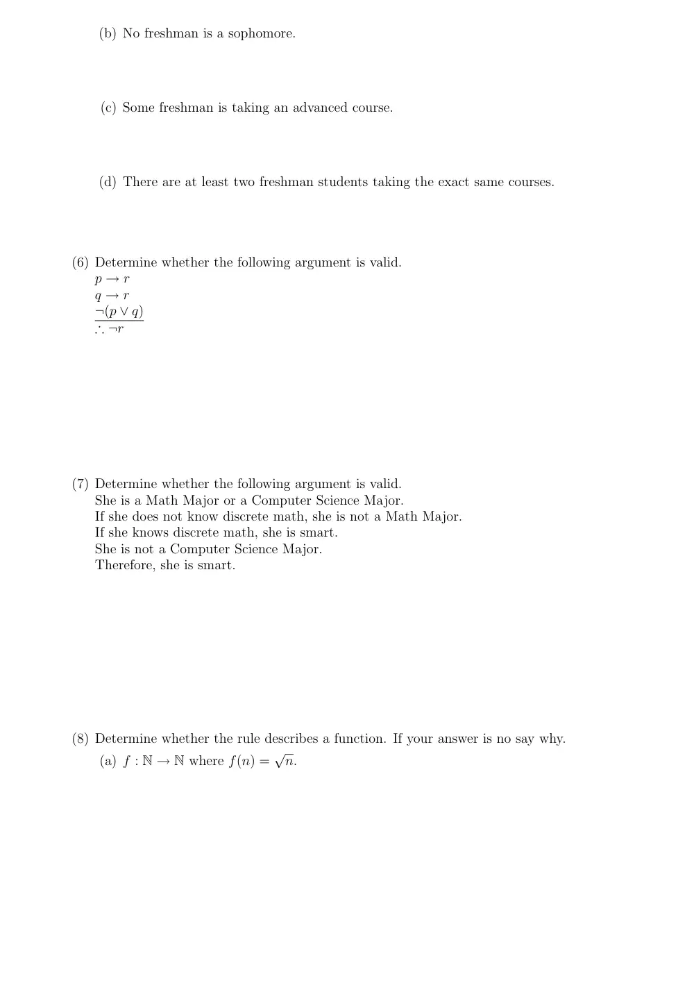 MATH 211 Exam 1, Fall 2005, page 2