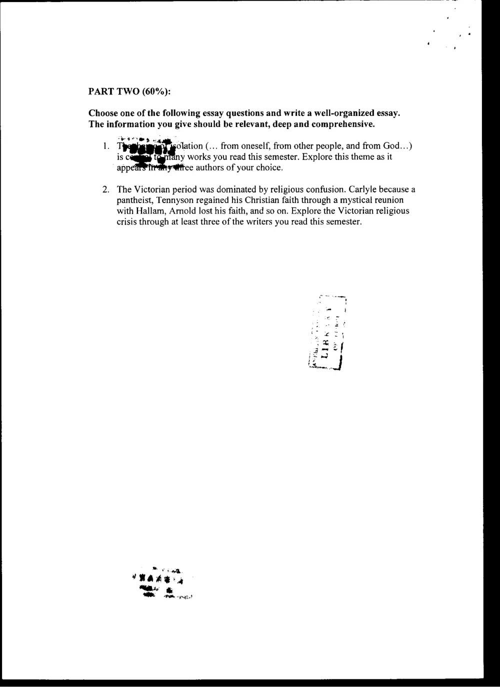 ENG 214 Final, Spring 2005, page 2