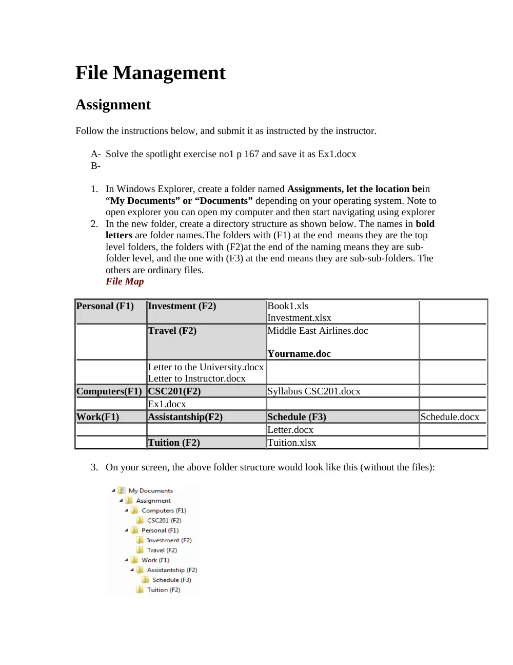 CSC 201 Homework Assignment 1, Fall 2015, page 1