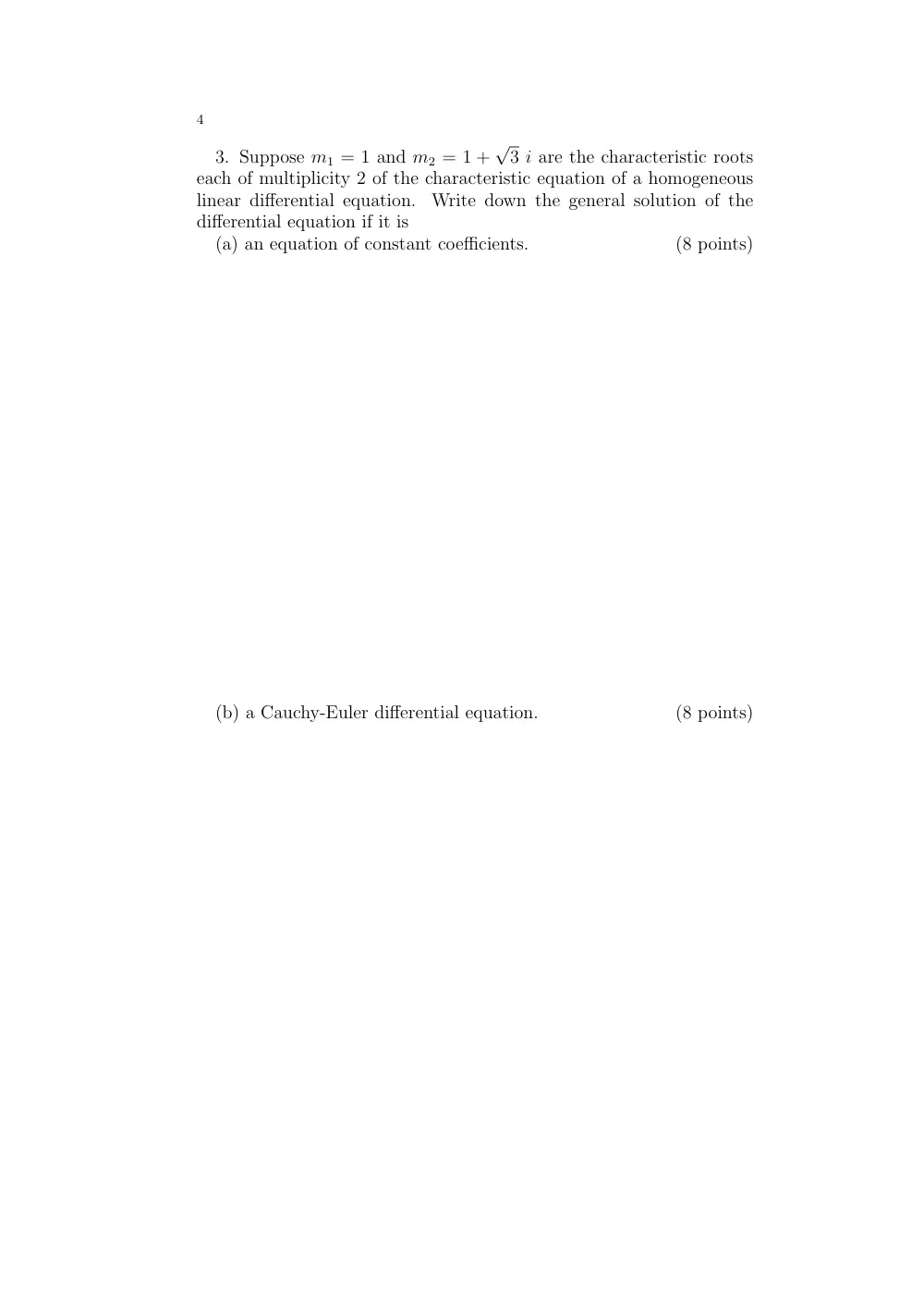 MATH 202 Exam 2, Spring 2008, page 4