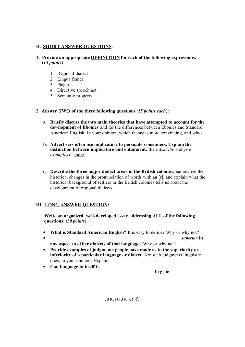 ENG 227 Final, Fall 2005, page 2