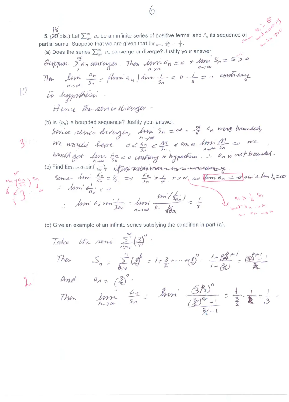 MATH 201 Exam 1 With Solution, Fall 2015, page 6