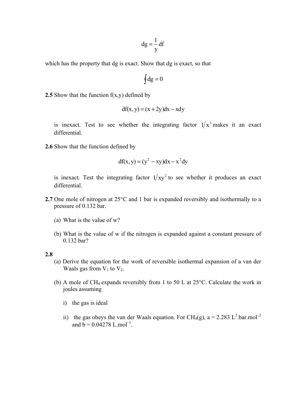 CHEM 217 Problems Set 2, Fall 2011, page 2