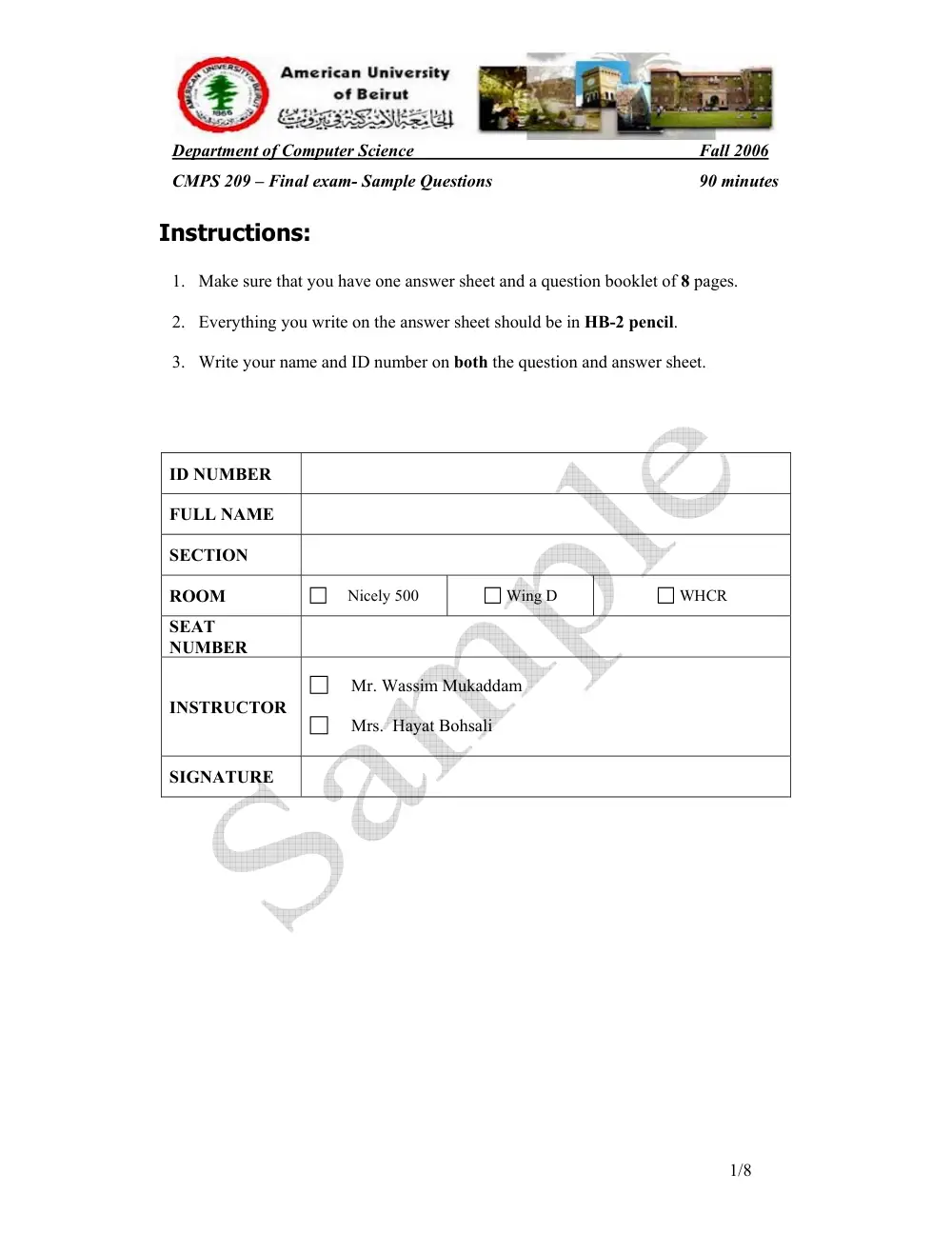 CMPS 209 Final, Fall 2005, page 1