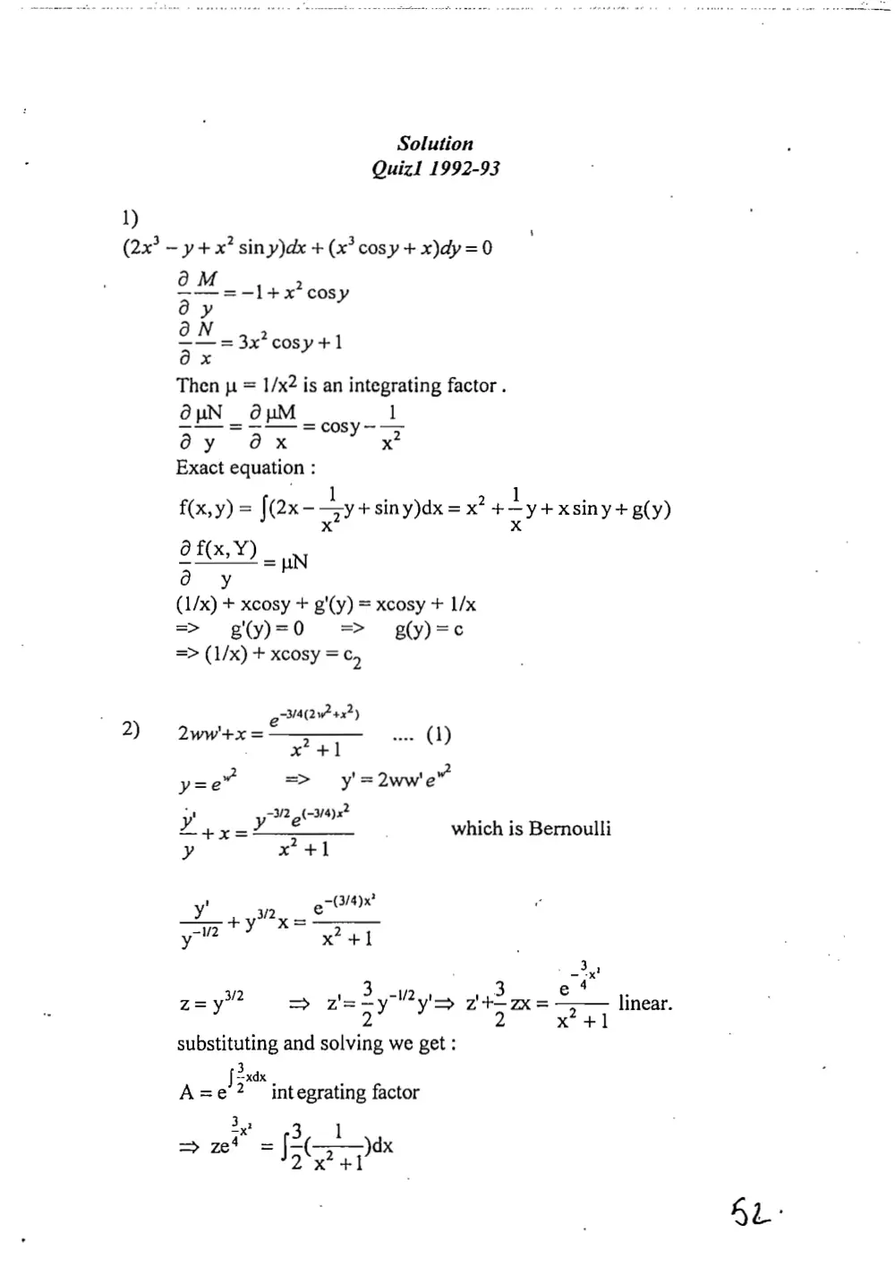 MATH 202 Exam 1 with Solution, page 3