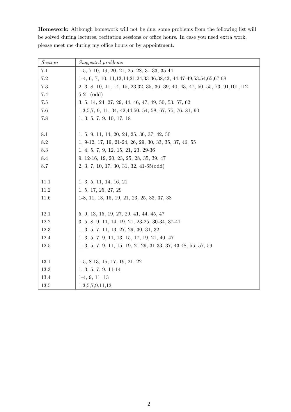 MATH 102 Syllabus, Spring 2017, page 2