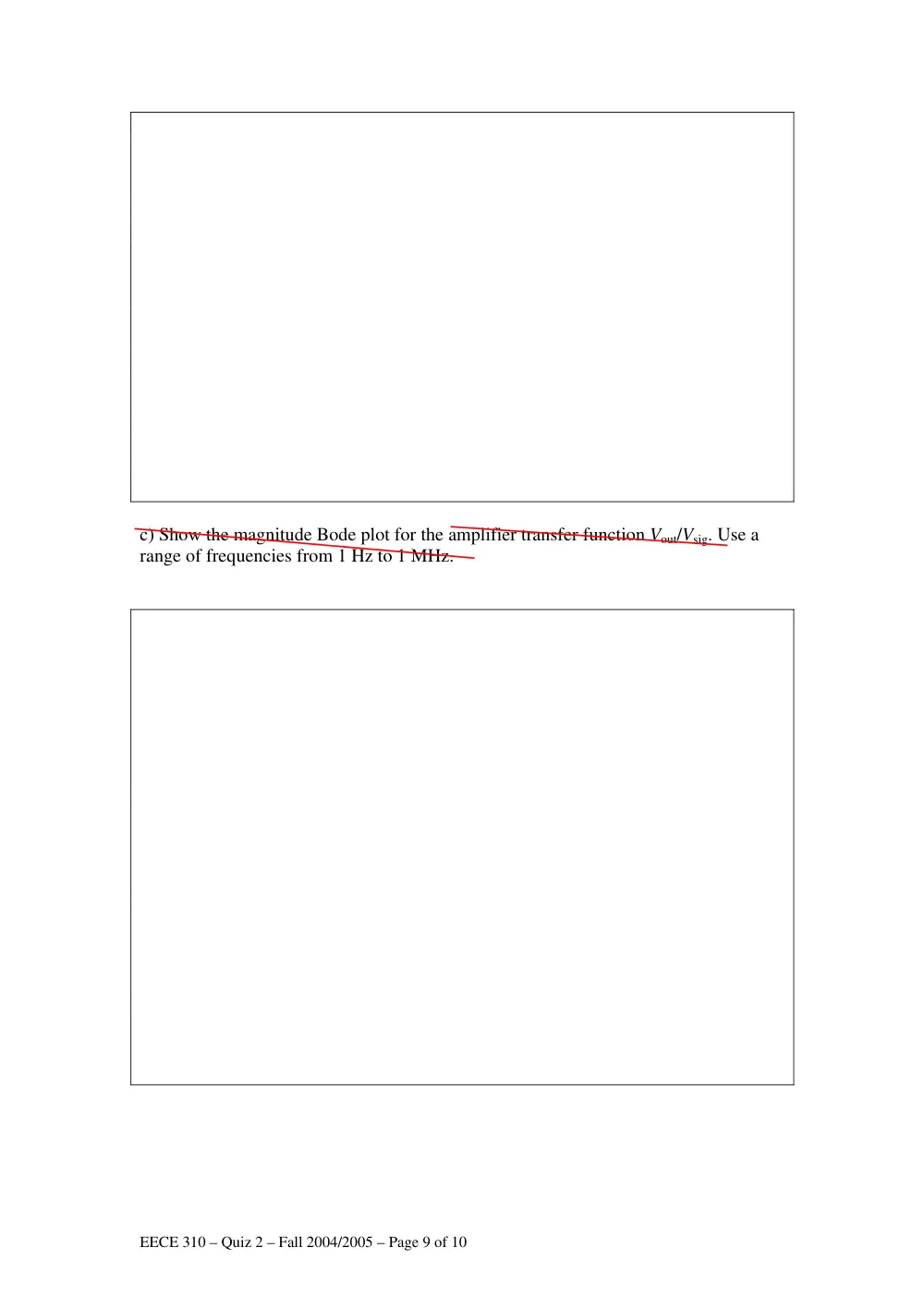 EECE 310 Exam 2, Fall 2004, page 9