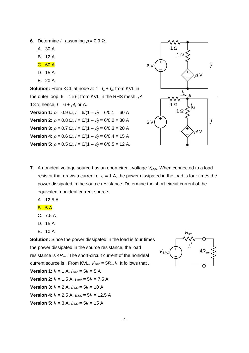 EECE 210 Exam 1 with Solution, Fall 2011, page 4
