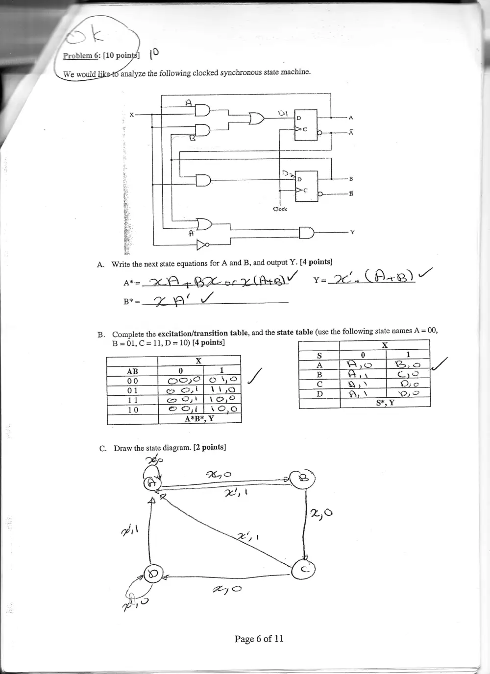 EECE 320 Final with Solutions, Fall 2009, page 5