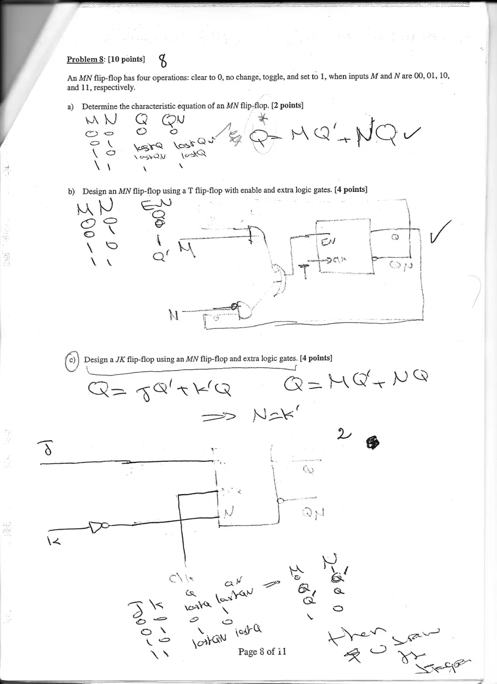 EECE 320 Final with Solutions, Fall 2009, page 7