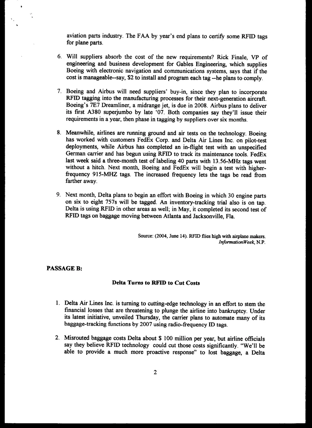 ENG 206 Final, Summer 2004, page 2