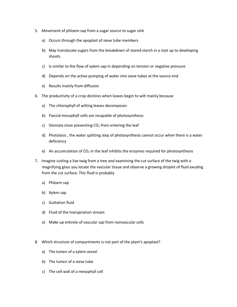 BIO 202 Exam, Spring 2011, page 2